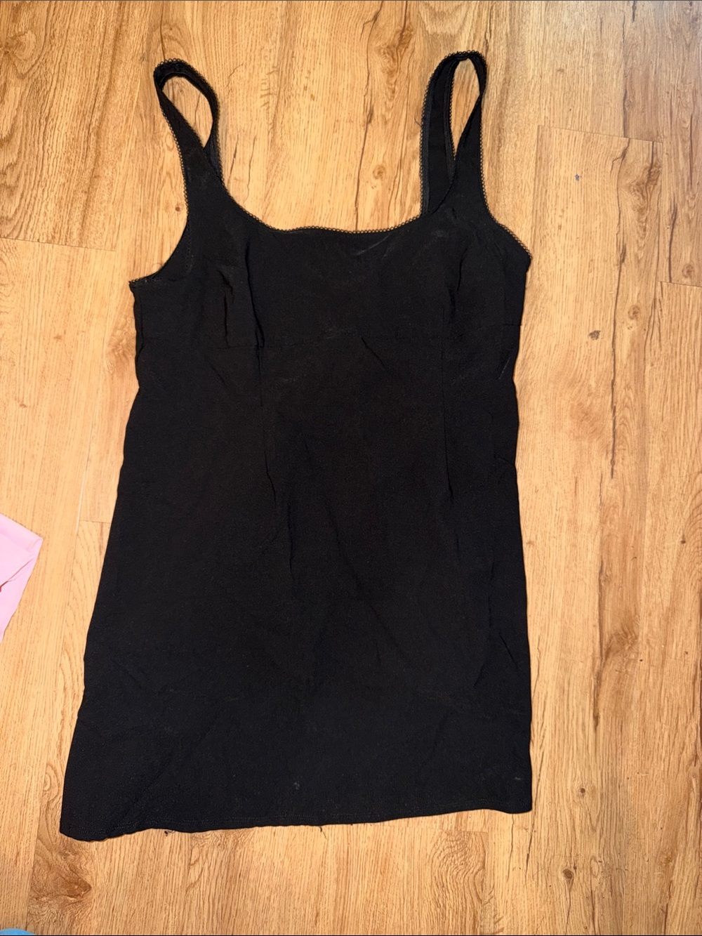 DIVIDED BY H&M Black Tank Top Women's Scoop Neck Slip - Unbranded size L